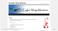 Desktop Screenshot of oneagleswingsministries.wordpress.com