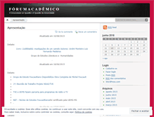 Tablet Screenshot of forumms.wordpress.com