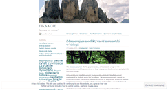 Desktop Screenshot of fiksacie.wordpress.com