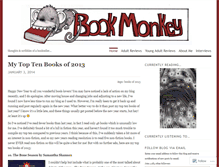 Tablet Screenshot of bookmonkeyscribbles.wordpress.com