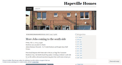 Desktop Screenshot of hapevillehomes.wordpress.com