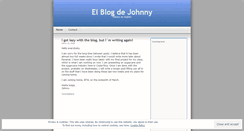 Desktop Screenshot of elblogdejohnny.wordpress.com