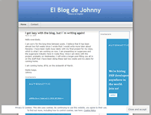 Tablet Screenshot of elblogdejohnny.wordpress.com
