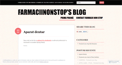 Desktop Screenshot of farmaciinonstop.wordpress.com