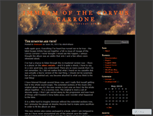 Tablet Screenshot of corvuscarrone.wordpress.com