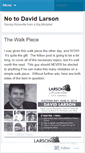 Mobile Screenshot of notodavidlarson.wordpress.com