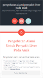 Mobile Screenshot of pengobatanalamipenyakitliverpadaanak.wordpress.com