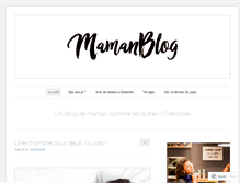 Tablet Screenshot of mamanblog.wordpress.com