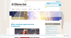 Desktop Screenshot of elultimogol.wordpress.com