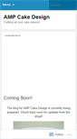 Mobile Screenshot of ampcakedesign.wordpress.com