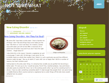 Tablet Screenshot of notsurewhat.wordpress.com