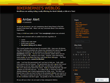 Tablet Screenshot of bikerbernie.wordpress.com