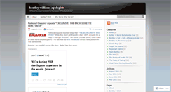 Desktop Screenshot of bentleywilliamsapologists.wordpress.com