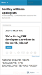 Mobile Screenshot of bentleywilliamsapologists.wordpress.com