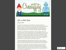 Tablet Screenshot of creatiffity.wordpress.com