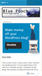 Mobile Screenshot of bluepooch.wordpress.com