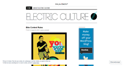 Desktop Screenshot of electricculture.wordpress.com