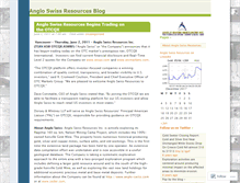 Tablet Screenshot of angloswissresources.wordpress.com