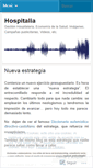 Mobile Screenshot of hospitalia.wordpress.com