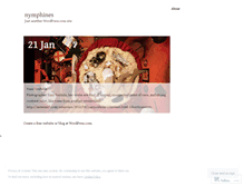 Tablet Screenshot of nymphines.wordpress.com
