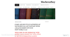 Desktop Screenshot of blackrentboy.wordpress.com