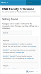 Mobile Screenshot of csuscience.wordpress.com