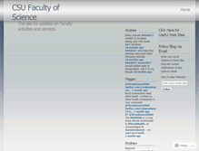 Tablet Screenshot of csuscience.wordpress.com