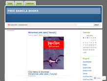 Tablet Screenshot of freebanglabooks.wordpress.com