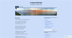 Desktop Screenshot of crazyantelope.wordpress.com