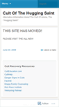 Mobile Screenshot of cultofthehuggingsaint.wordpress.com