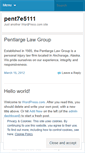 Mobile Screenshot of pent7e5111.wordpress.com