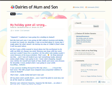 Tablet Screenshot of dairiesofmumnson.wordpress.com