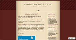 Desktop Screenshot of christopherkimball.wordpress.com