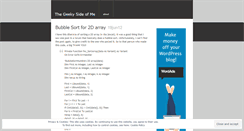 Desktop Screenshot of geekymazel.wordpress.com