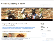 Tablet Screenshot of malawicontainergardening.wordpress.com