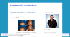 Desktop Screenshot of noscarhairlosssurgery.wordpress.com