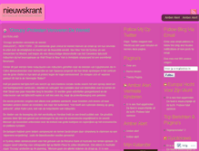 Tablet Screenshot of desireenieuwskrant.wordpress.com