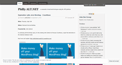 Desktop Screenshot of phillyaltnet.wordpress.com