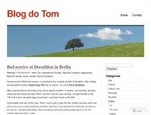 Tablet Screenshot of blogdotom.wordpress.com