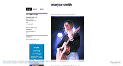 Desktop Screenshot of marysesmithmusic.wordpress.com