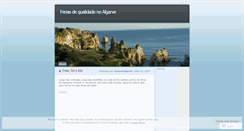 Desktop Screenshot of feriasnoalgarve.wordpress.com