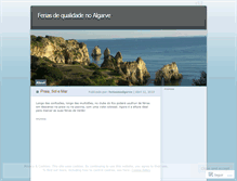Tablet Screenshot of feriasnoalgarve.wordpress.com