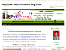 Tablet Screenshot of pengobatanherbalglaukomayangalami46.wordpress.com