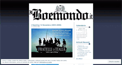 Desktop Screenshot of ilboemondo.wordpress.com