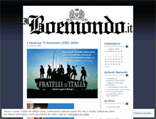 Tablet Screenshot of ilboemondo.wordpress.com