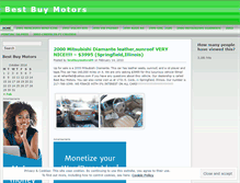 Tablet Screenshot of bestbuymotors09.wordpress.com