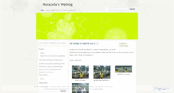 Desktop Screenshot of norazela.wordpress.com