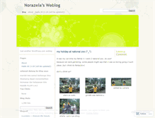 Tablet Screenshot of norazela.wordpress.com