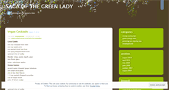 Desktop Screenshot of greenlady.wordpress.com