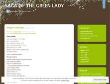 Tablet Screenshot of greenlady.wordpress.com